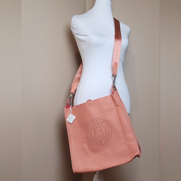 TOUS Orange Leather Leissa Shoulder Bag - Picture 3 of 12